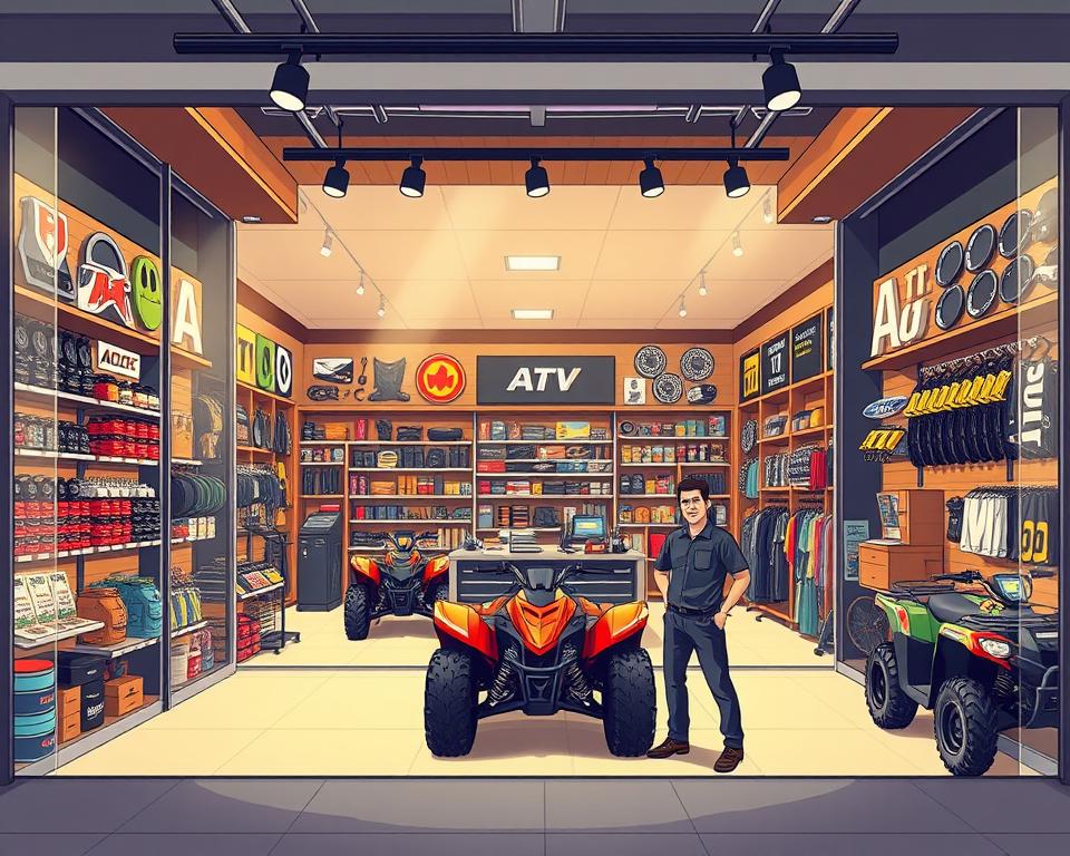 ATV rear seat